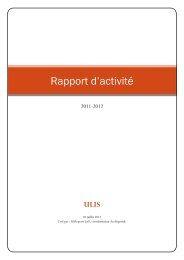 Rapport activitÃ© Ulis 2011-2012 - Handi ressources