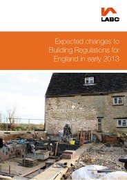 Expected changes to Building Regulations for ... - LABC - UK.COM