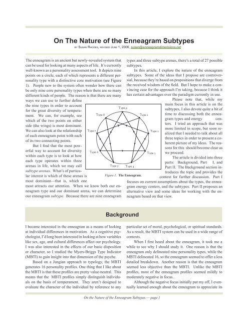 The Elements of Nature in the Enneagram : r/Enneagram