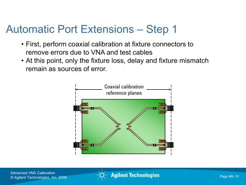 Advanced Calibration Techniques for VNAs