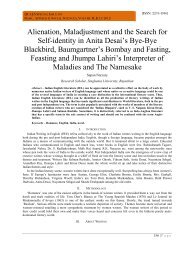 Alienation, Maladjustment and the Search for Self-identity in Anita ...