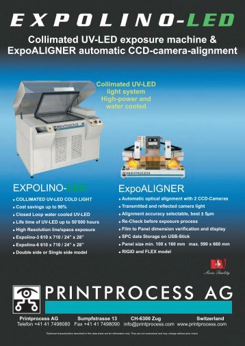 E X P O LINO - LED - Printprocess AG
