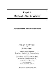 Physik I Mechanik, Akustik, WÃ‚Â¨arme - Walther MeiÃƒÂŸner Institut ...