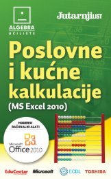 MS Excel 2010 - Jutarnji list