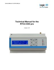 RTCU DX4 pro Technical Manual 1.07 - Logic IO