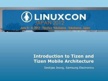 What is Tizen - The Linux Foundation