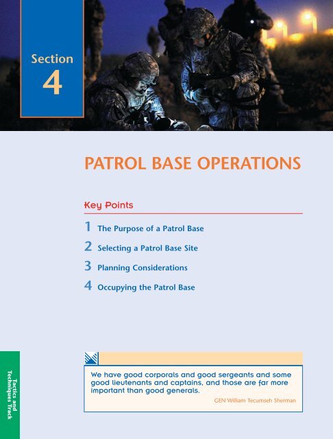 Patrol Base Operations.pdf - UNC Charlotte Army ROTC