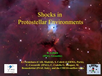 Shocks in Protostellar Environments
