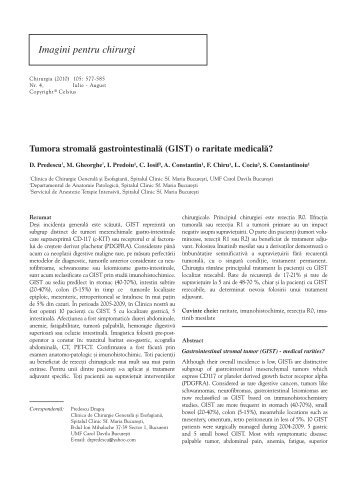 GIST - Chirurgia