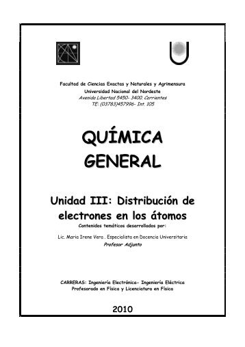 QUÍMICA GENERAL - Universidad Nacional del Nordeste