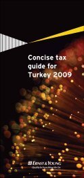 Concise tax guide for Turkey 2009