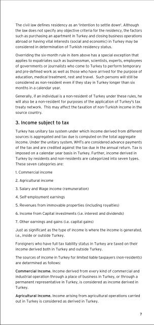 Concise tax guide for Turkey 2009