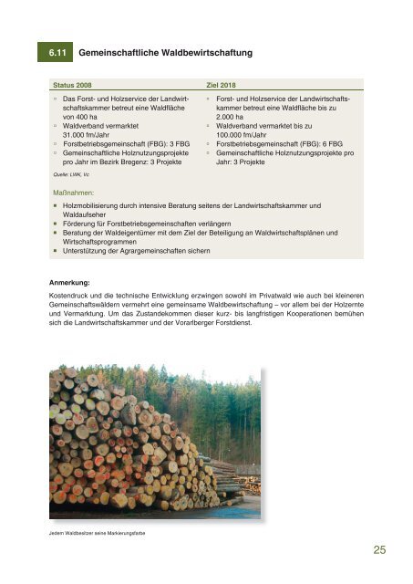 Forststrategie 2018 - Vorarlberg