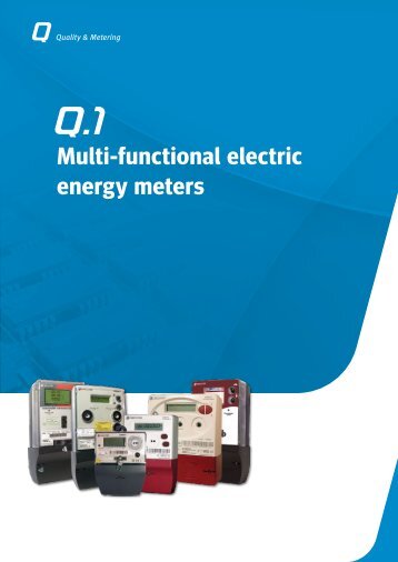 Multi-functional electric energy meters - Circutor