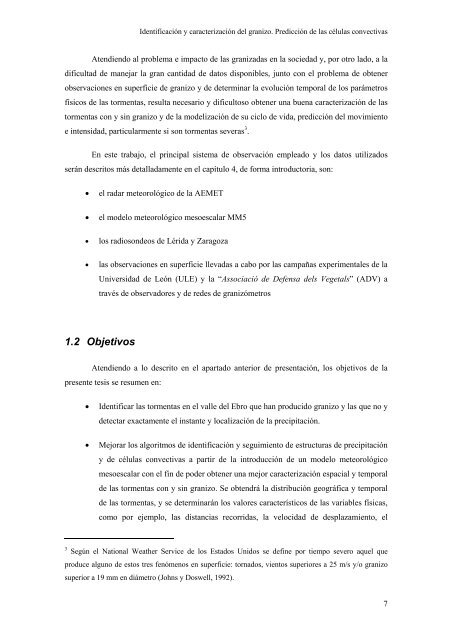 Identificación y caracterización del granizo mediante el radar ...