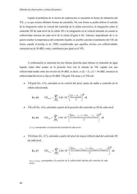 Identificación y caracterización del granizo mediante el radar ...