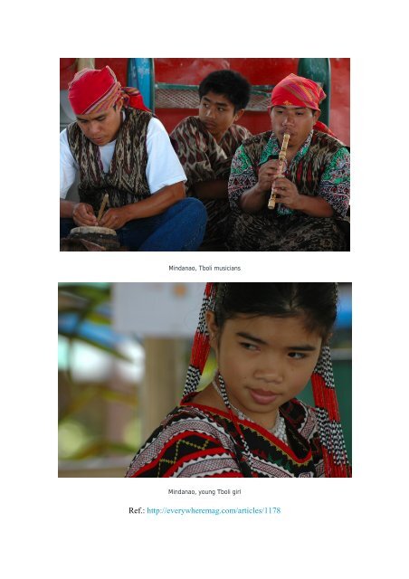 The Tboli Tribe of South Cotabato - Ethnic Filipino groups