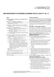 Policy (N.B.P.F. No. 1) - RBC Insurance