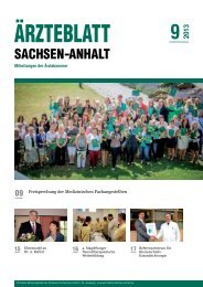 PDF-Download [4,7 MB] - Ärzteblatt Sachsen-Anhalt
