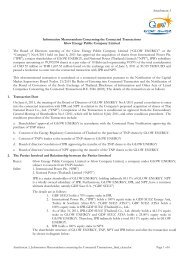 Attachment 3 Information Memorandum Concerning the Connected ...