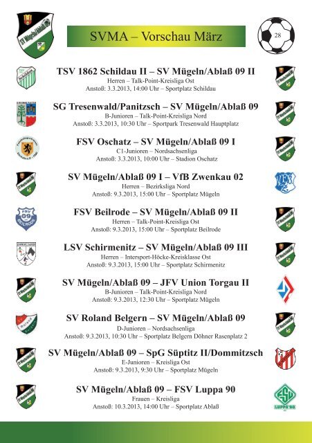 SV Mügeln-Ablaß 09 - LRC Mittelsachsen