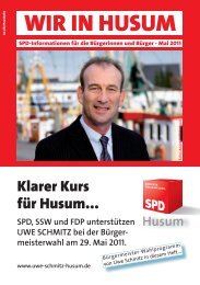 WIR IN HUSUM Mai 11.indd - SPD Ortsverein Husum