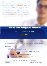 Veille Technologique SÃ©curitÃ© - cert devoteam