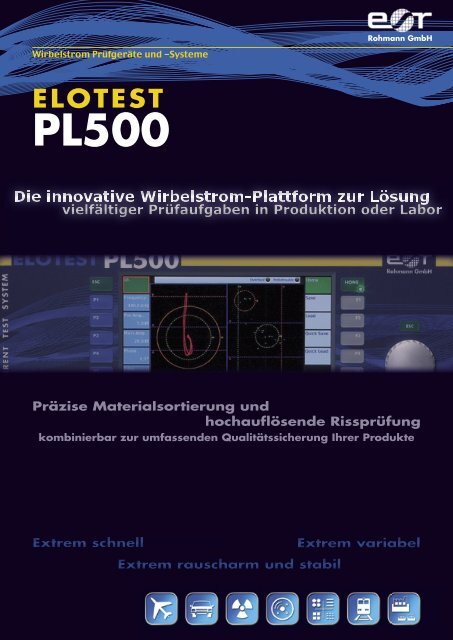 ELOTEST PL500 Präzise Materialsortierung und ... - Rohmann GmbH