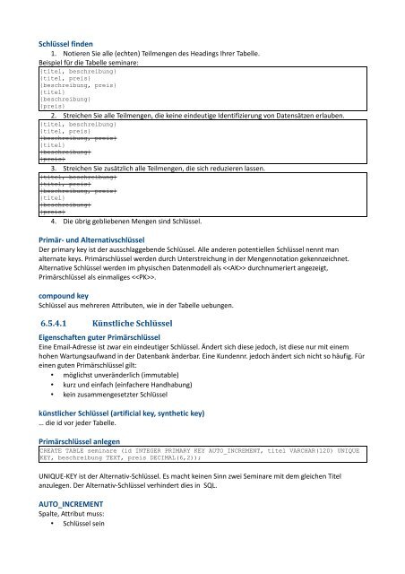 5.15 Objektorientierte Webentwicklung - valentinkoch.de