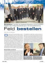 Feld bestellen - Arbeitskreis der Autobanken