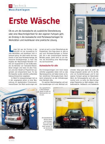 Erste Wäsche - Auto Service Praxis