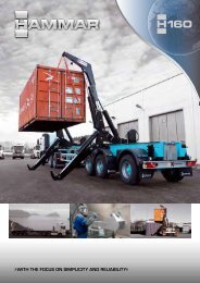 Download 160-Series brochure - Hammar Maskin