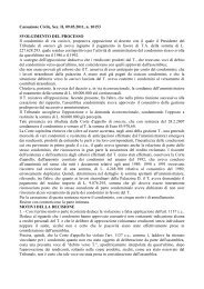 Cassazione Civile, Sez. II, 09.05.2011, n. 10153 SVOLGIMENTO ...