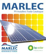 PV Installers Trade Catalogue - Marlec Engineering Co. Ltd.
