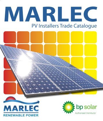 PV Installers Trade Catalogue - Marlec Engineering Co. Ltd.