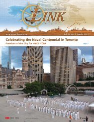 Celebrating the Naval Centennial in Toronto -  Canadian Navy