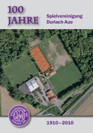 100 Jahre - SpVgg Durlach-Aue
