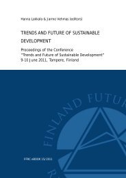 trends and future of sustainable development - TransEco