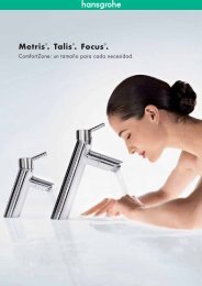 MetrisÂ®. TalisÂ®. FocusÂ®. - Hansgrohe