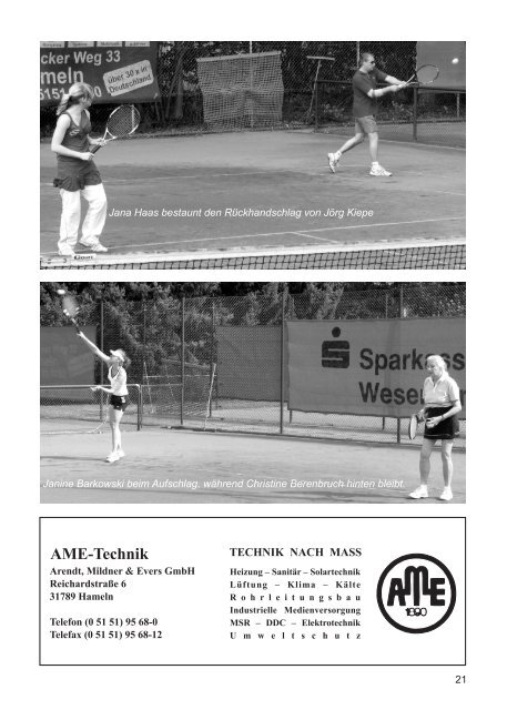 2004 - Deutscher Tennisverein Hameln