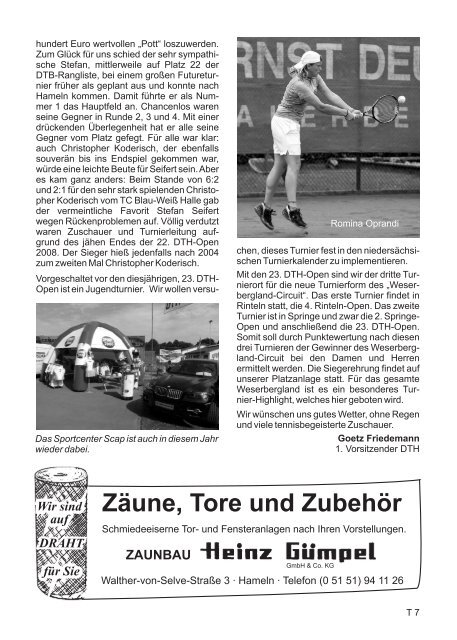 2004 - Deutscher Tennisverein Hameln