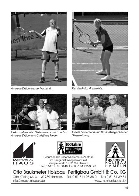 2004 - Deutscher Tennisverein Hameln