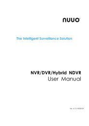 The Intelligent Surveillance Solution - NUUO
