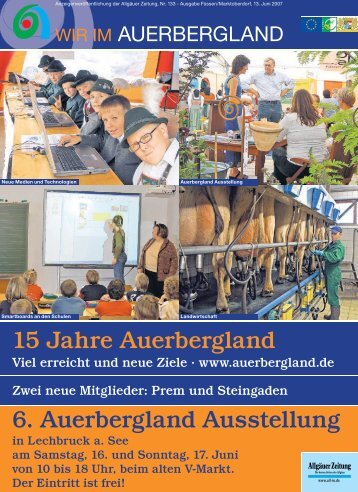 15 Jahre Auerbergland 6. Auerbergland Ausstellung