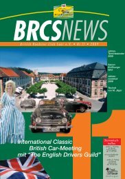 BRCS News Titel Heft Nr.11 - BRCS - British Roadster Club Saar eV