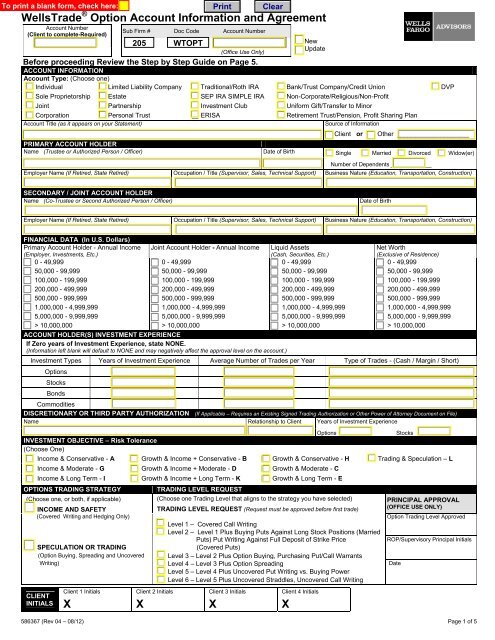 Option Application (PDF)