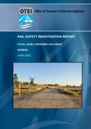 Nundah - Office of Transport Safety Investigations - NSW Government