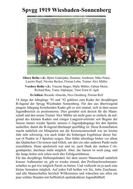 download - Sonnenberger Teams - SpVgg Sonnenberg