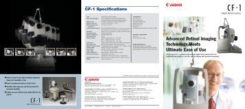 Advanced Retinal Imaging Technology Meets Ultimate Ease of Use