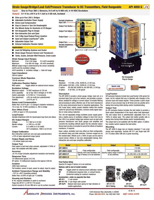 4059 G - Absolute Process Instruments